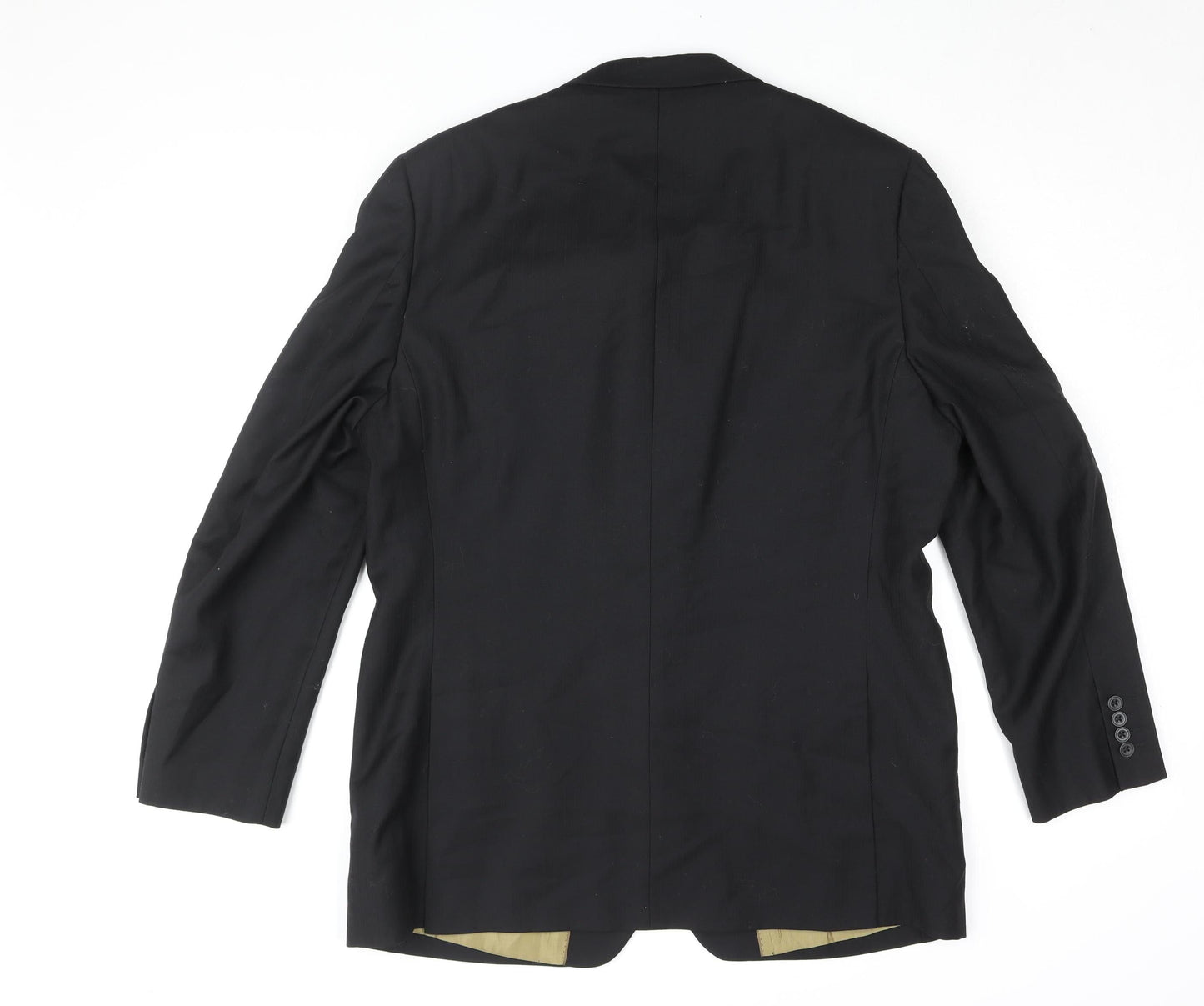 Mens UK Size 42 Greenwoods Regular Black Suit Jacket
