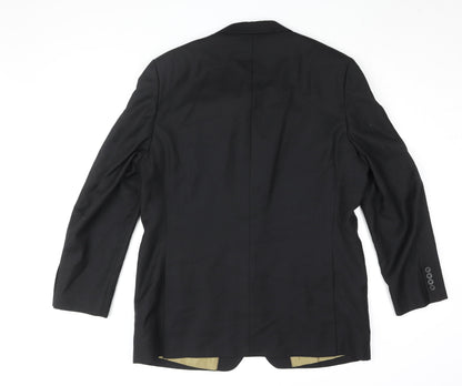 Mens UK Size 42 Greenwoods Regular Black Suit Jacket