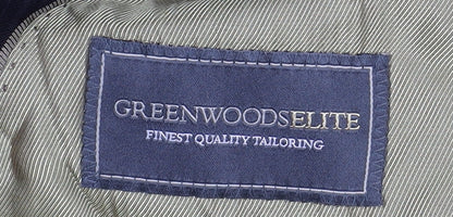 Mens UK Size 42 Greenwoods Regular Black Suit Jacket