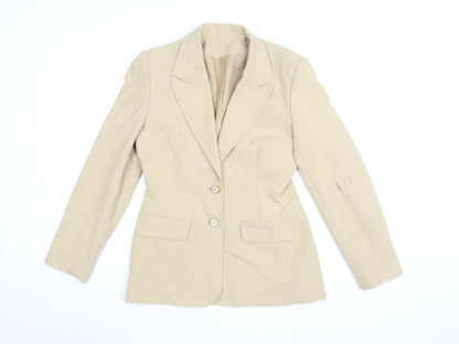 Womens UK Size 12 Richards Regular Beige Blazer