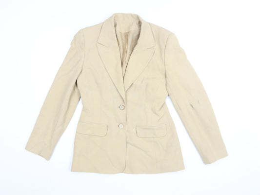 Womens UK Size 12 Richards Regular Beige Blazer