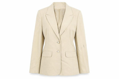 Womens UK Size 12 Richards Regular Beige Blazer