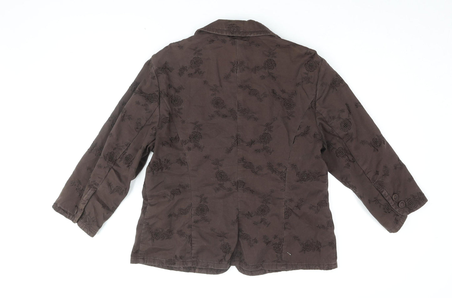 Womens UK Size 14 NEXT Brown Basic Jacket