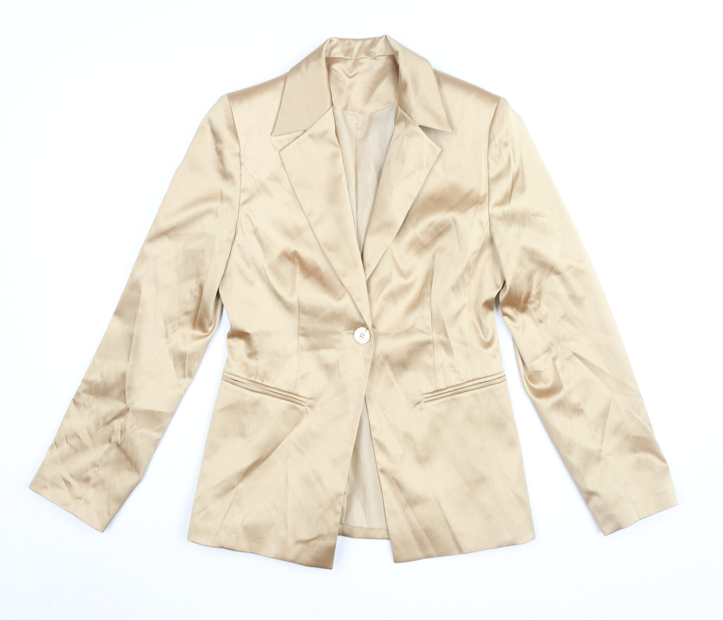 Womens UK Size 8 NL Collection Regular Beige Blazer
