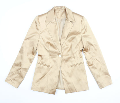 Womens UK Size 8 NL Collection Regular Beige Blazer