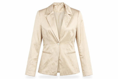 Womens UK Size 8 NL Collection Regular Beige Blazer