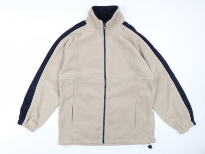 Mens UK Size XL European Tour Beige Track Jacket