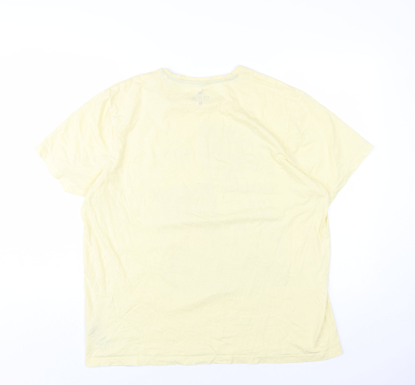 STH SHORE Men's XL Yellow Graphic Beach T-Shirt