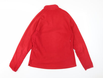 Decathlon Creation Unisex Red 1/4 Zip Sweatshirt XL