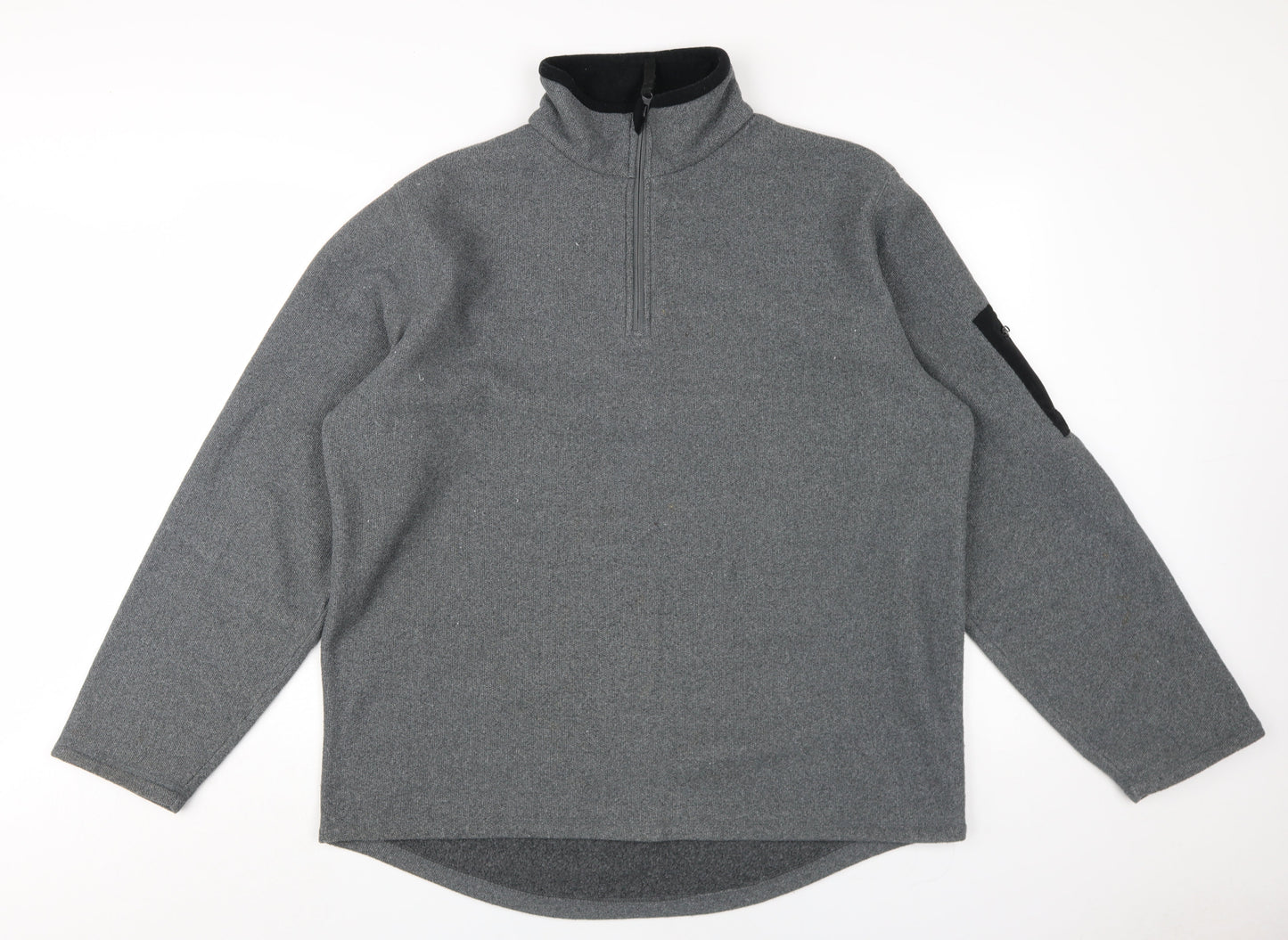Mens UK Size L Peter Storm Grey 1/2 Zip Sweatshirt