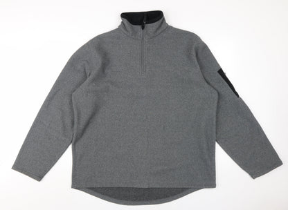 Mens UK Size L Peter Storm Grey 1/2 Zip Sweatshirt