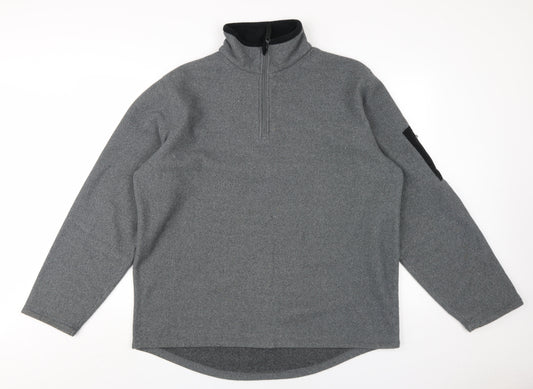 Mens UK Size L Peter Storm Grey 1/2 Zip Sweatshirt