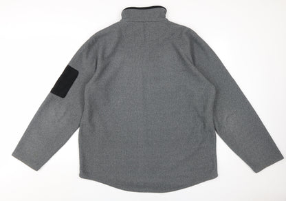Mens UK Size L Peter Storm Grey 1/2 Zip Sweatshirt