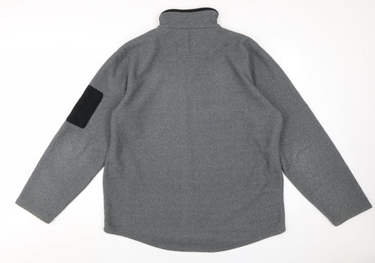 Mens UK Size L Peter Storm Grey 1/2 Zip Sweatshirt