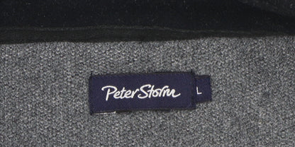 Mens UK Size L Peter Storm Grey 1/2 Zip Sweatshirt