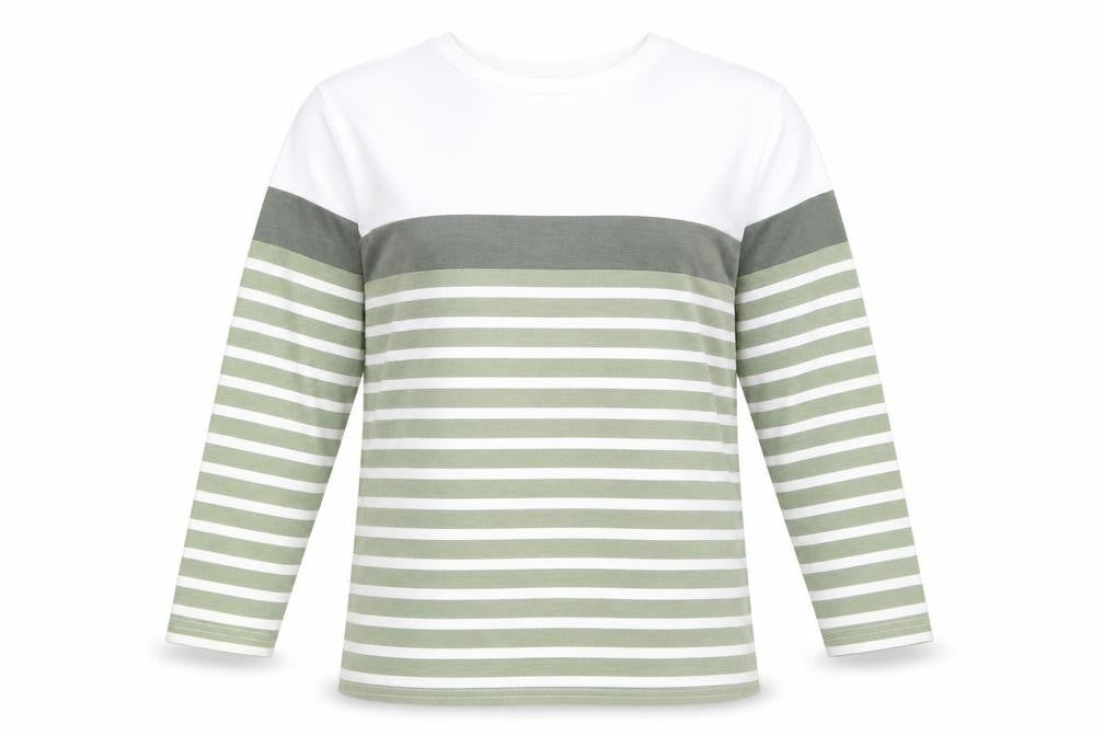 Womens UK Size L Damart Multicoloured Basic T-Shirt