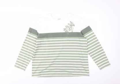 Womens UK Size L Damart Multicoloured Basic T-Shirt