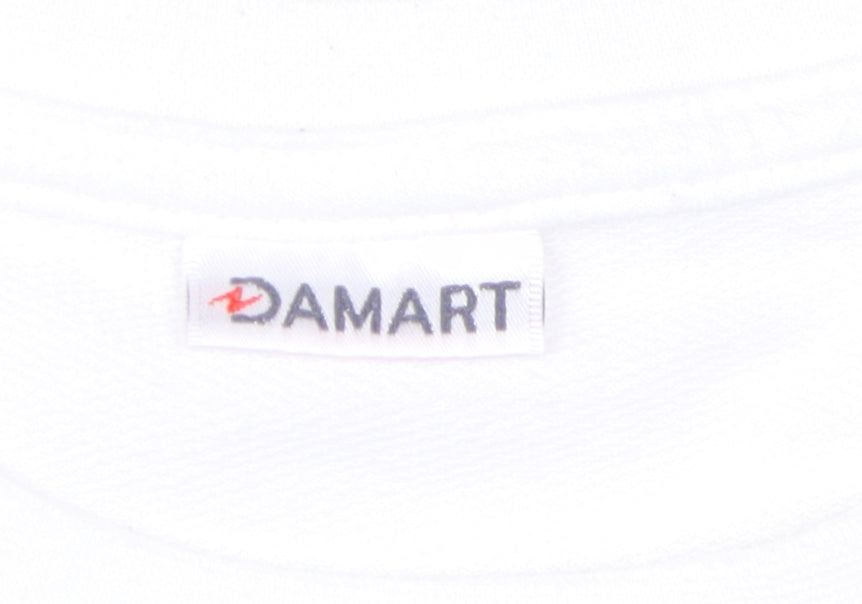 Womens UK Size L Damart Multicoloured Basic T-Shirt