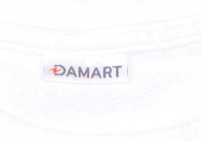 Womens UK Size L Damart Multicoloured Basic T-Shirt