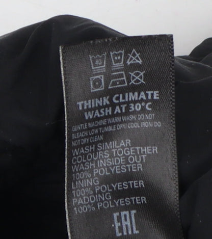 Marks and Spencer Women's Black Puffer Jacket Size 8