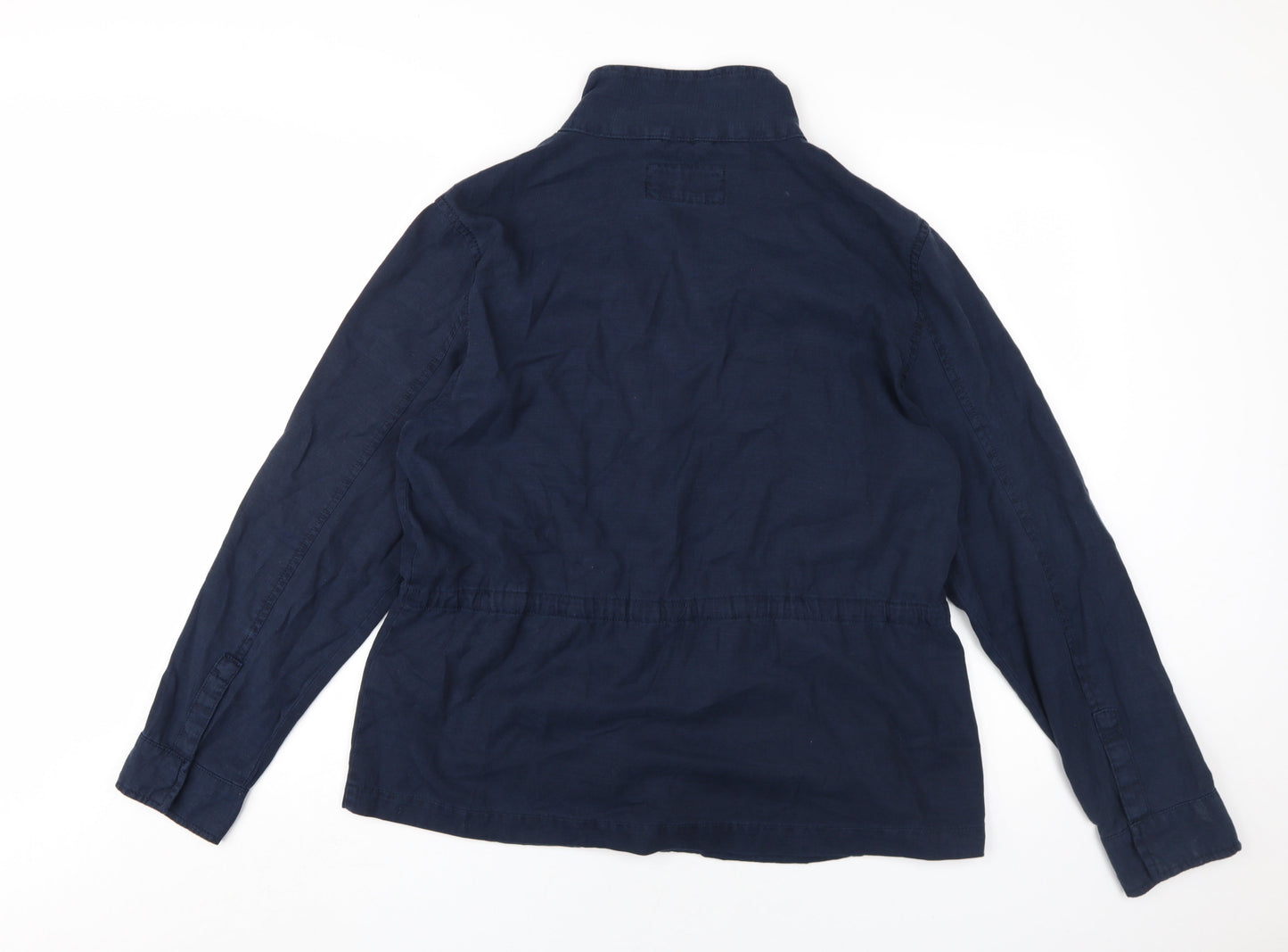 Womens UK Size 12 Marks and Spencer Blue Military Jacket
