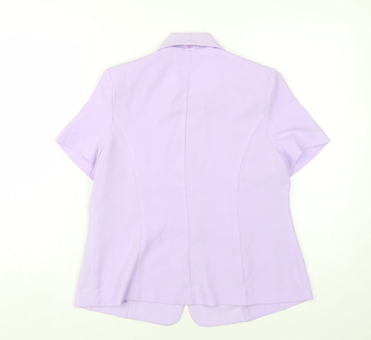 BM Collection Women's Purple Blazer Size 14 Regular