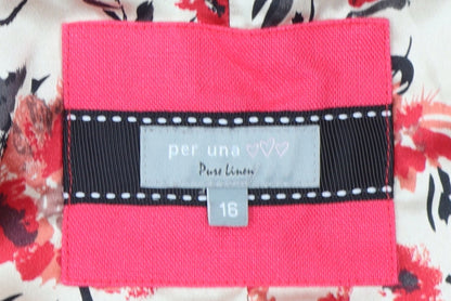 Womens UK Size 16 Per Una Pink Basic Jacket