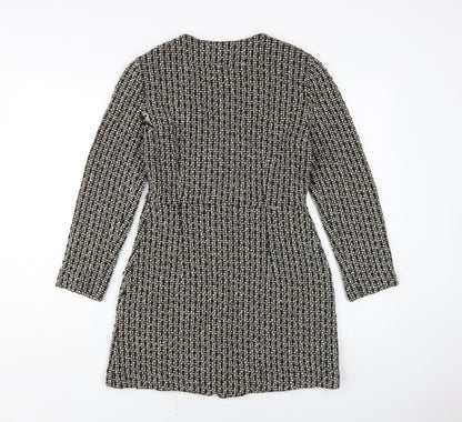 Womens UK Size M Zara Multicoloured Cardigan Jumper