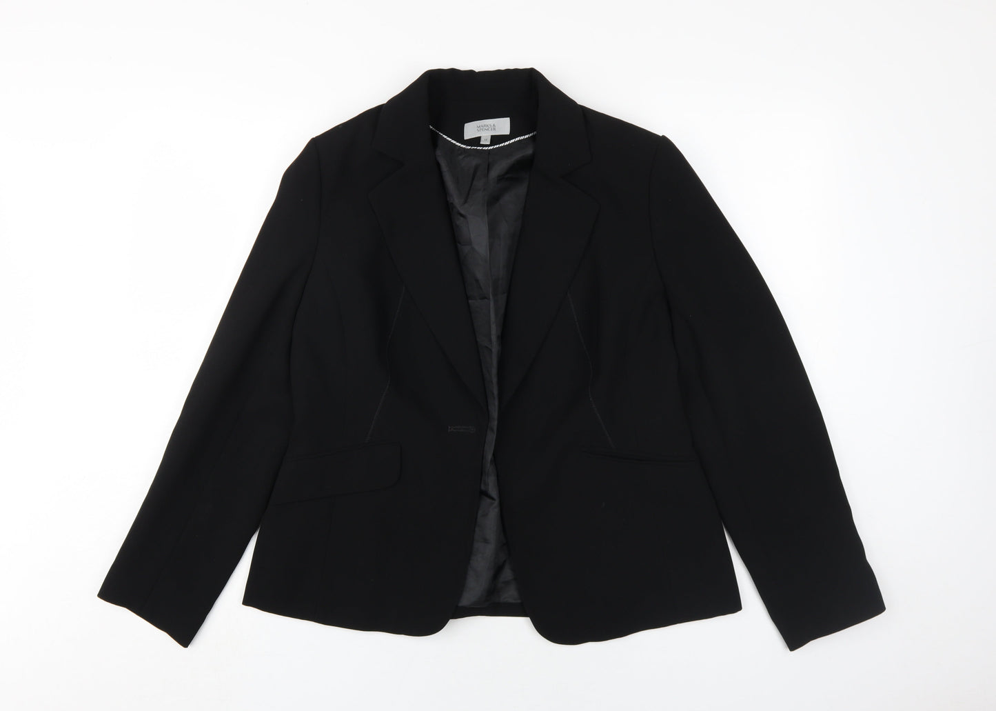 Marks and Spencer Black Women's Blazer Size 14