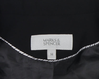 Marks and Spencer Black Women's Blazer Size 14