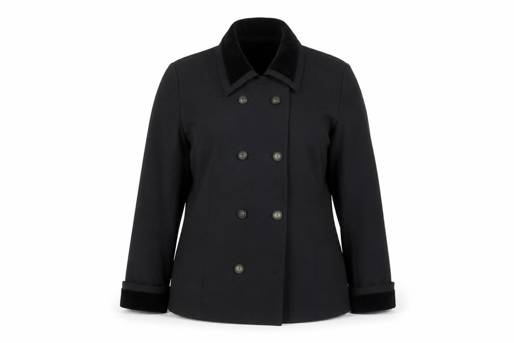 Alexon Women's Black Short Pea Coat, Size 18