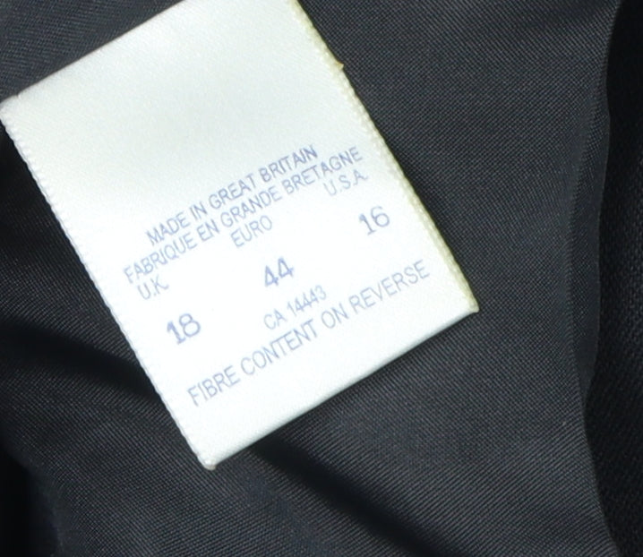 Alexon Women's Black Short Pea Coat, Size 18