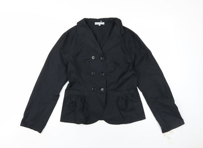 Blancs Manteaux Women's Black Blazer Size 16