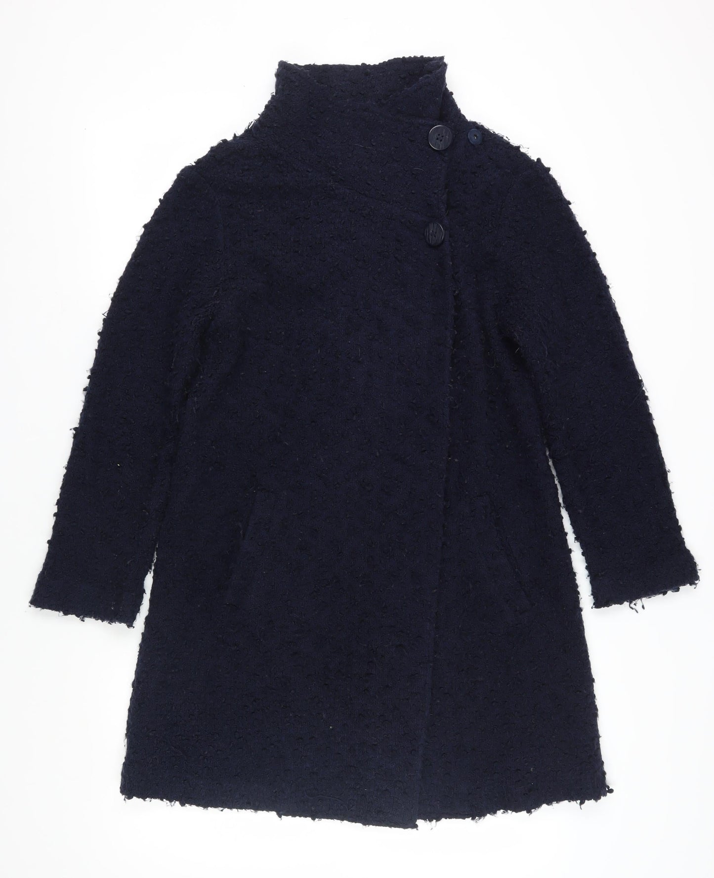Womens UK Size 12 Phase Eight Black Overcoat