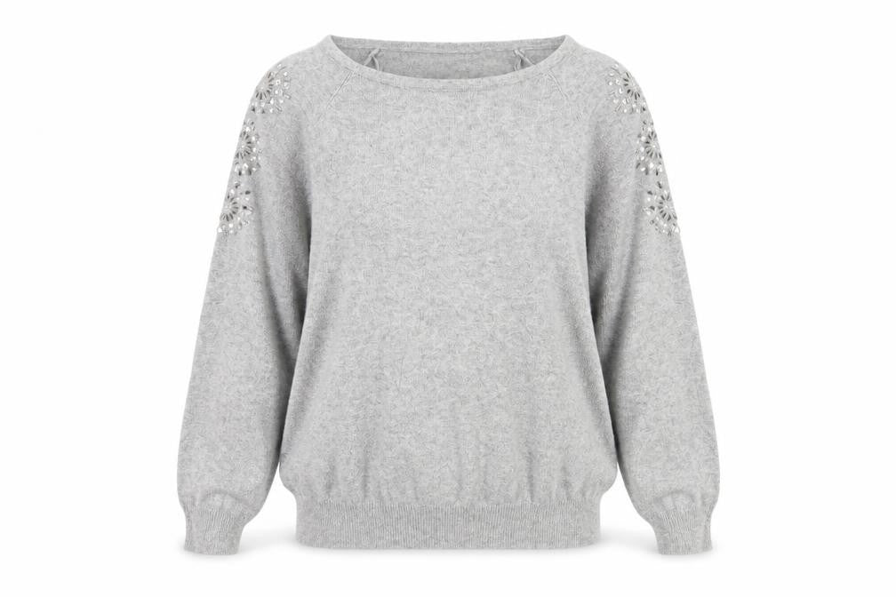 Womens UK Size 12 Wallis Grey Pullover Jumper