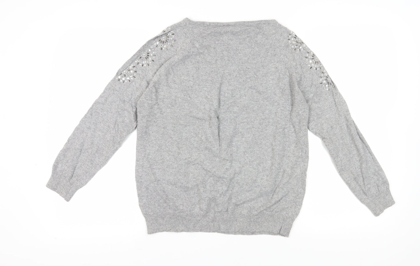 Womens UK Size 12 Wallis Grey Pullover Jumper