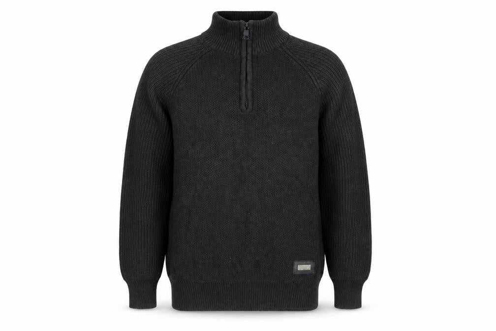 Mens UK Size M Brave Soul Black Pullover Jumper