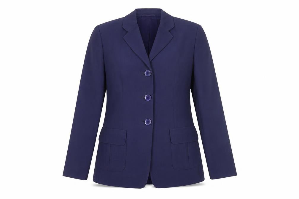 Womens UK Size 12 Jaeger Regular Blue Blazer