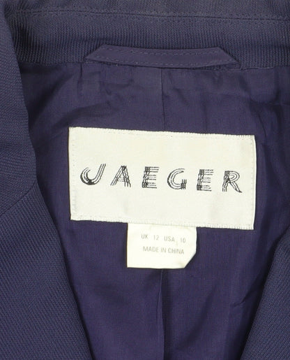 Jaeger Women's Blue Blazer UK 12 Formal Business