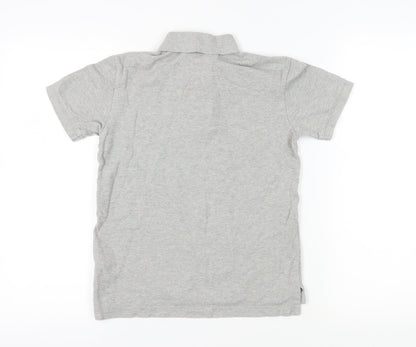 Gap Kids Boys Grey Polo Shirt L Cotton Casual
