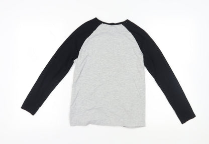 Xbox Boys Grey & Black Gaming Long Sleeve T-Shirt 12-13 Years