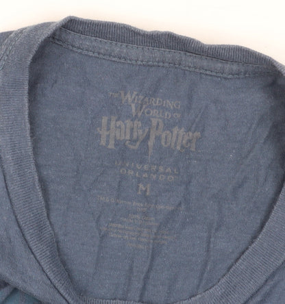 Mens UK Size M Harry Potter Blue  T-Shirt