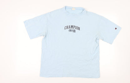 Unisex Adults UK Size M Champion Blue  T-Shirt