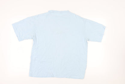 Unisex Adults UK Size M Champion Blue  T-Shirt
