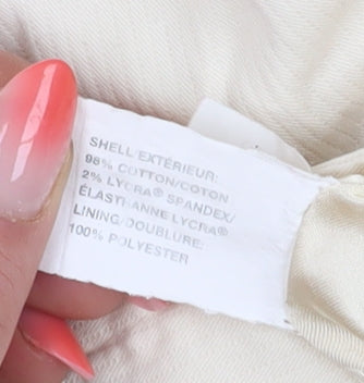 Gap Women's Beige Blazer Size 10 Regular Cotton