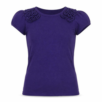 Womens UK Size XS Ted Baker Purple Basic T-Shirt