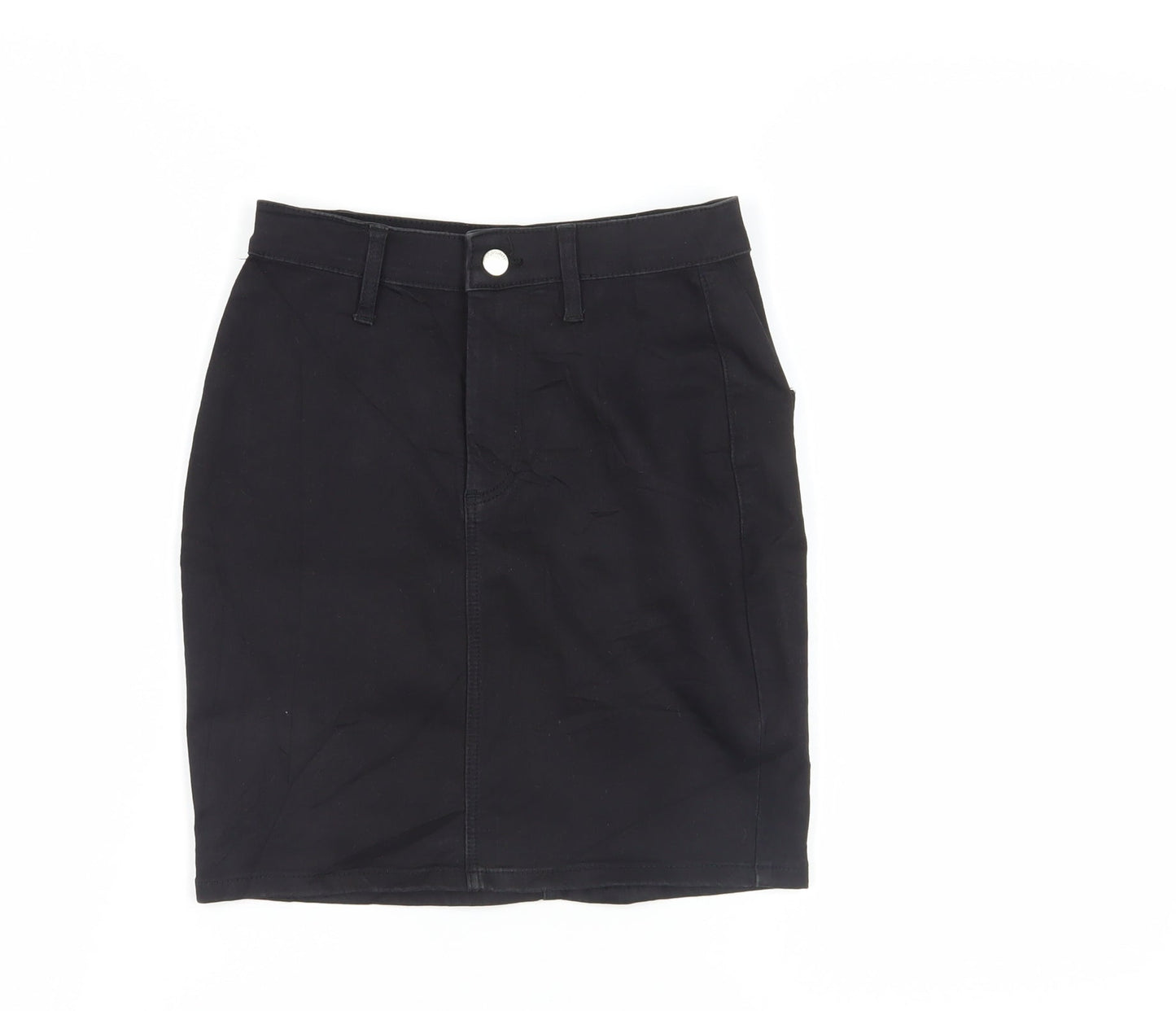 Womens UK Size 8 Topshop Straight & Pencil Denim Skirt