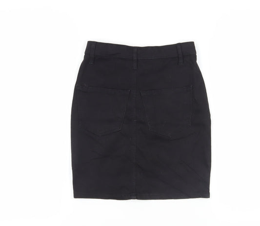 Womens UK Size 8 Topshop Straight & Pencil Denim Skirt