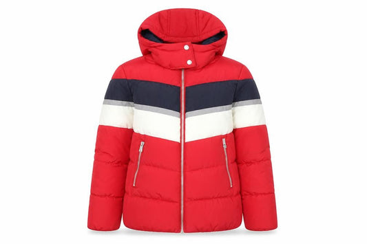 Womens UK Size 8 New Look Red Puffer Jacket