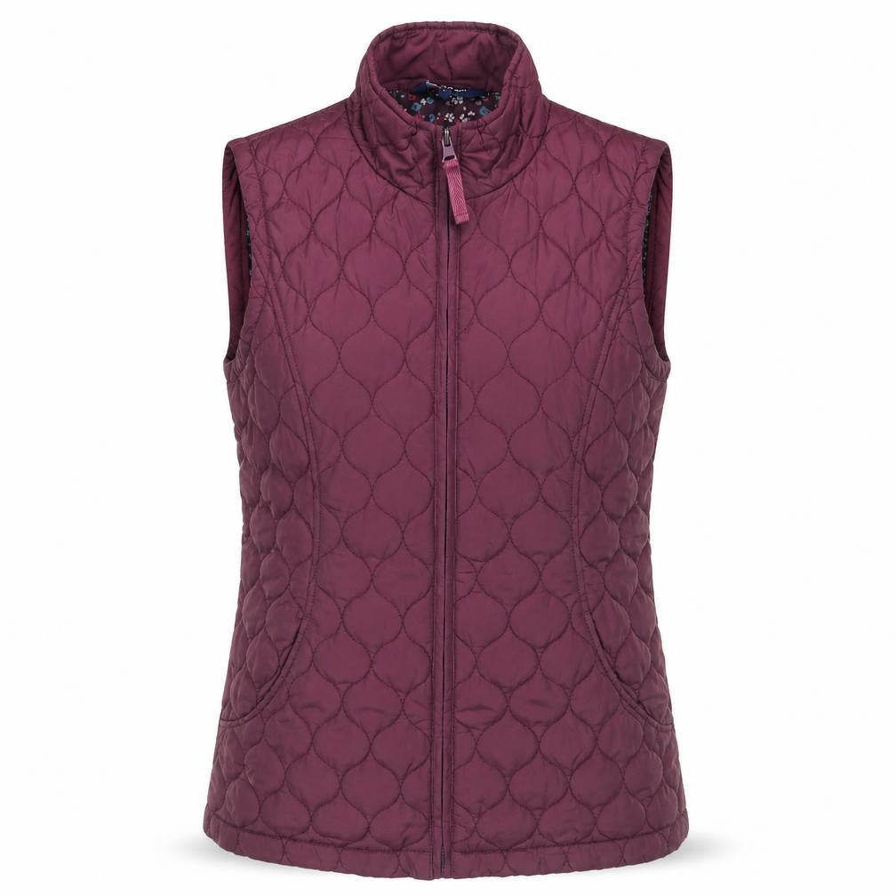 Womens UK Size S Tulchan Purple Quilted Coat
